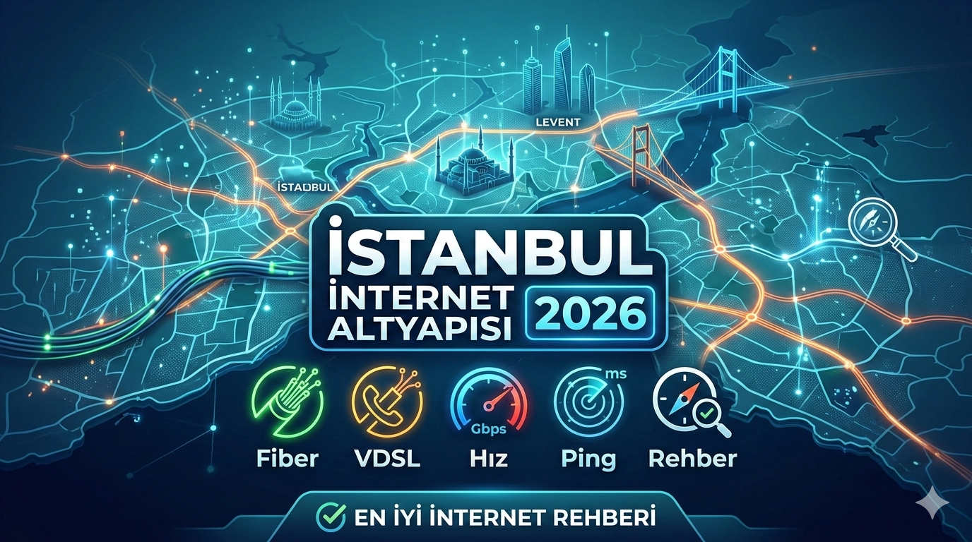 İstanbul İnternet Altyapısı 2026: İlçe İlçe Fiber, VDSL, Hız, Ping ve En İyi İnternet Rehberi