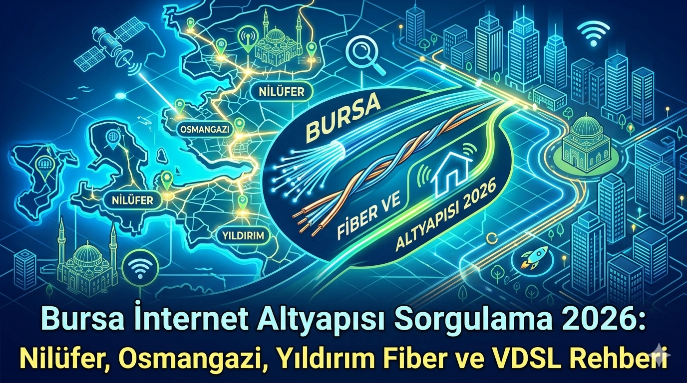 Bursa İnternet Altyapısı Sorgulama 2026: Nilüfer, Osmangazi, Yıldırım Fiber ve VDSL Rehberi