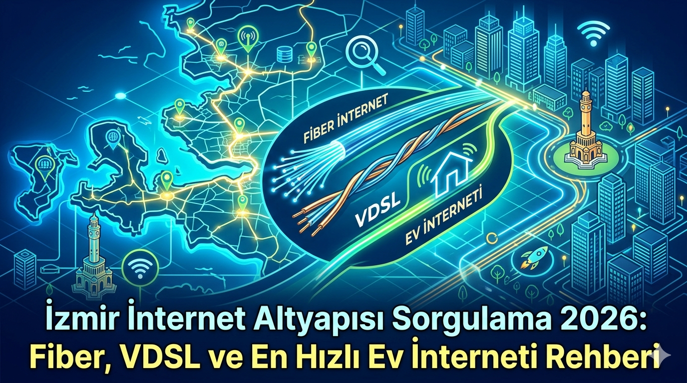 İzmir İnternet Altyapısı Sorgulama 2026: Fiber, VDSL ve En Hızlı Ev İnterneti Rehberi