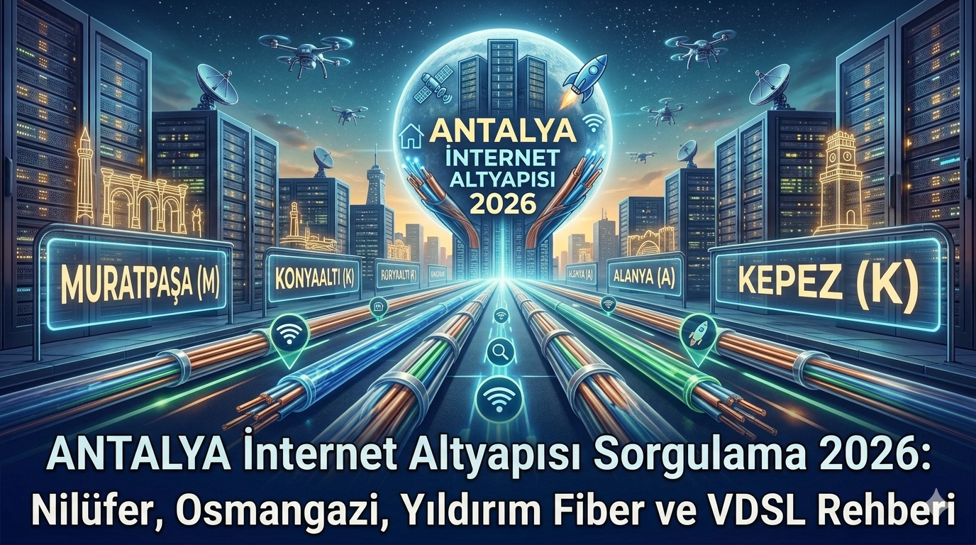 Antalya İnternet Altyapısı Sorgulama 2026: Fiber, VDSL ve Yazlık Bölgeler İçin En İyi İnternet Rehberi