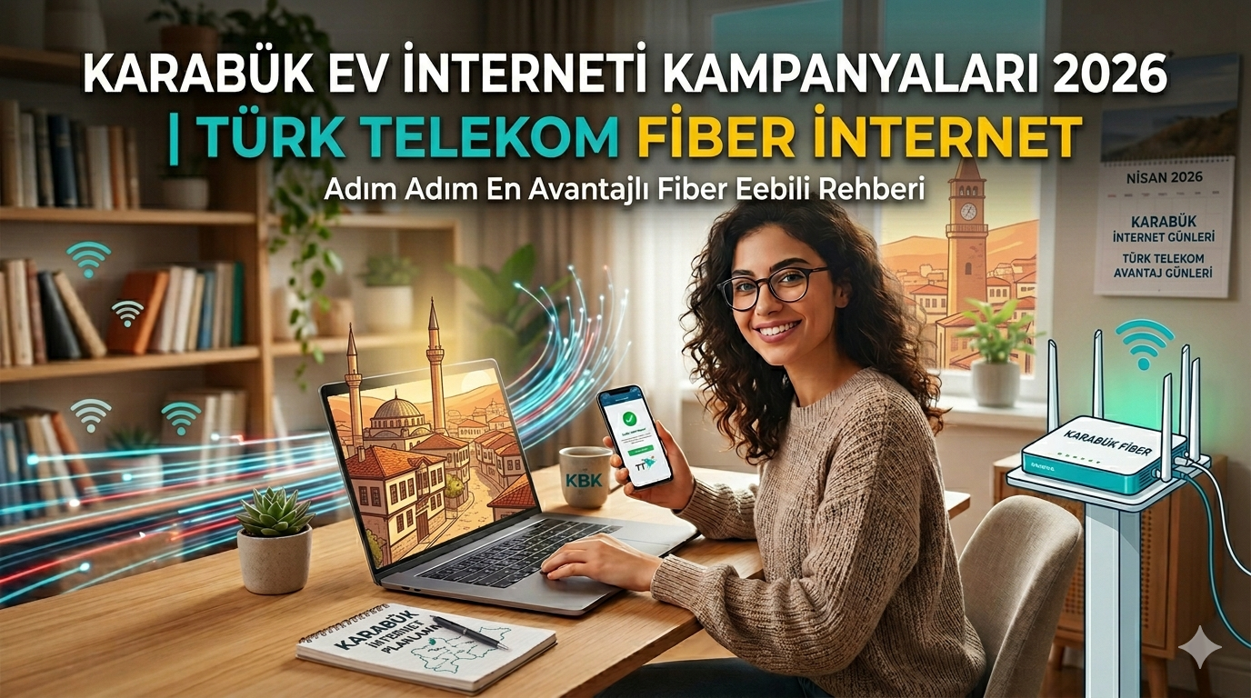 Karabük Ev İnterneti Kampanyaları 2026 | Türk Telekom Fiber İnternet
