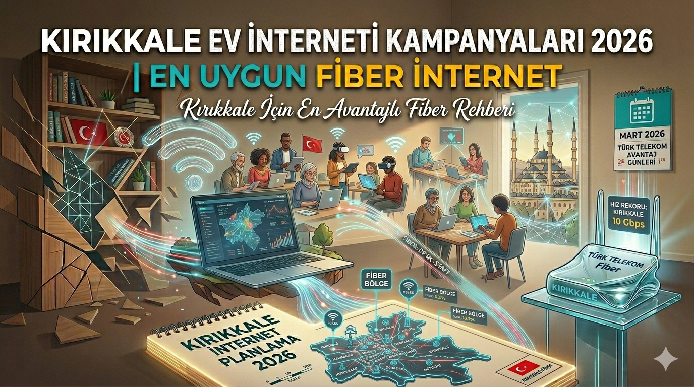 Kırıkkale Ev İnterneti Kampanyaları 2026 | En Uygun Fiber İnternet