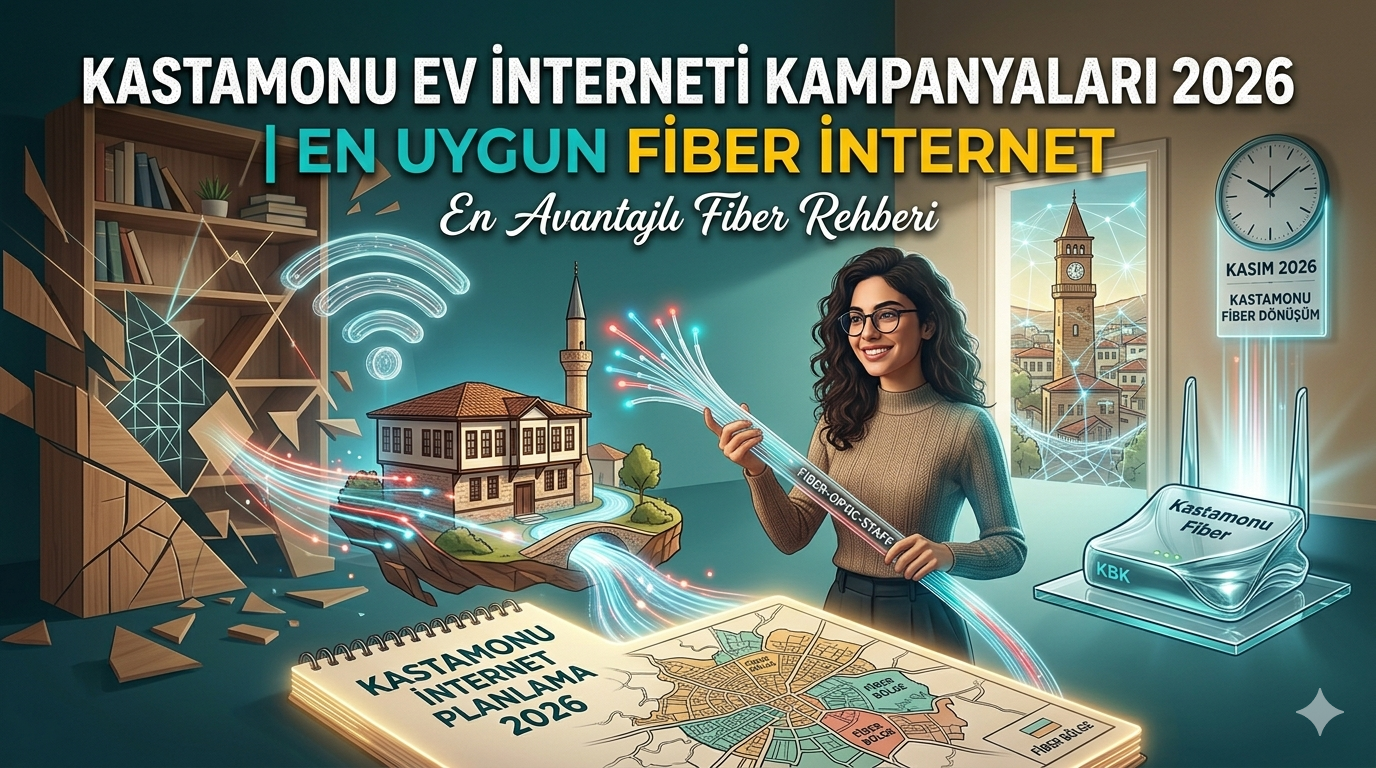 Kastamonu Ev İnterneti Kampanyaları 2026 | En Uygun Fiber İnternet