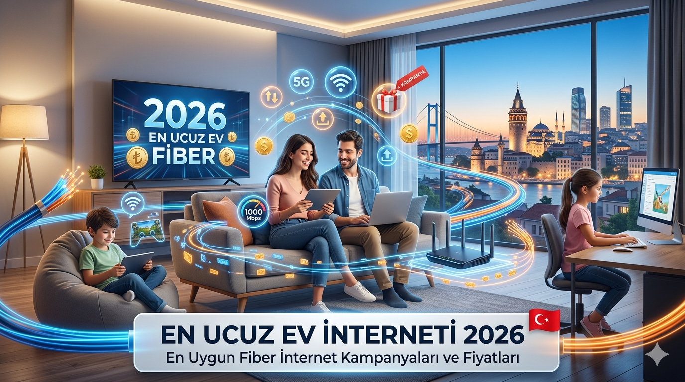 En Ucuz Ev İnterneti 2026 | En Uygun Fiber İnternet Kampanyaları