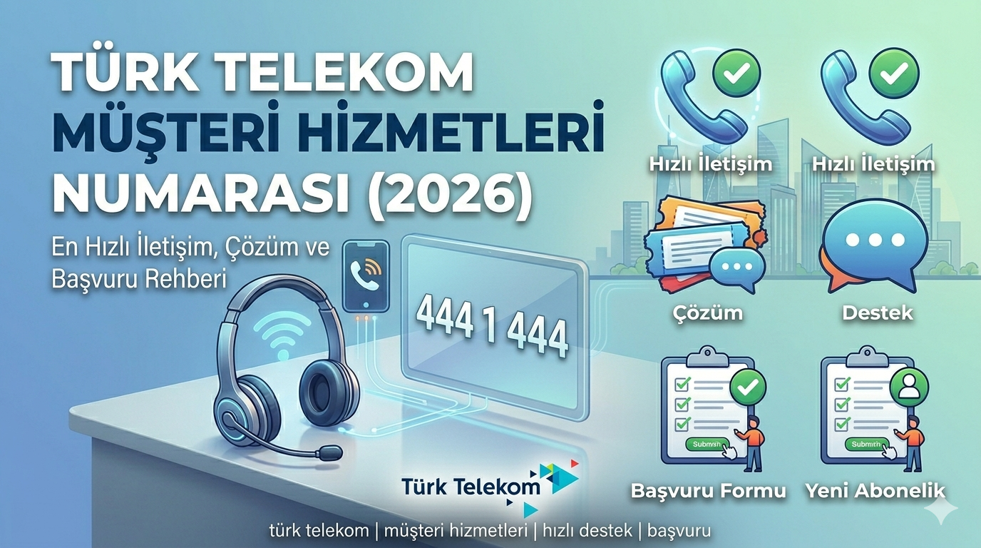 Türk Telekom Müşteri Hizmetleri Numarası