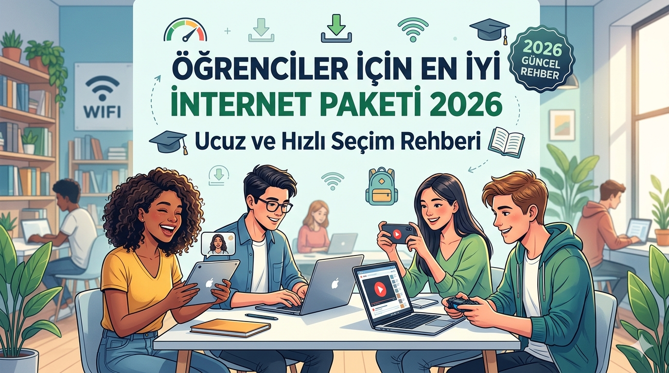 Öğrenciler İçin En İyi İnternet Paketi 2026 | Ucuz ve Hızlı Seçim Rehberi
