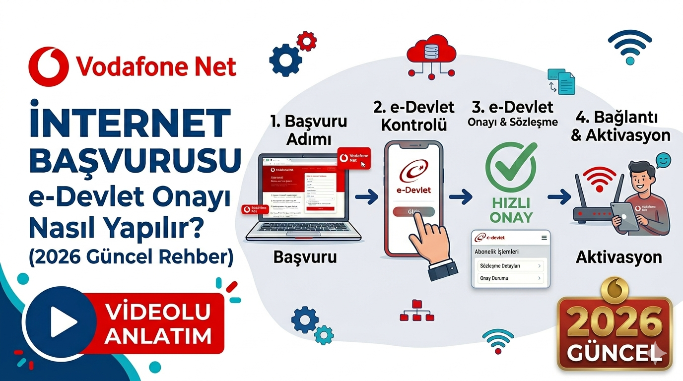 📌 Vodafone Net İnternet Başvurusu ve e-Devlet Onayı Nasıl Yapılır? (2026 Güncel Rehber)