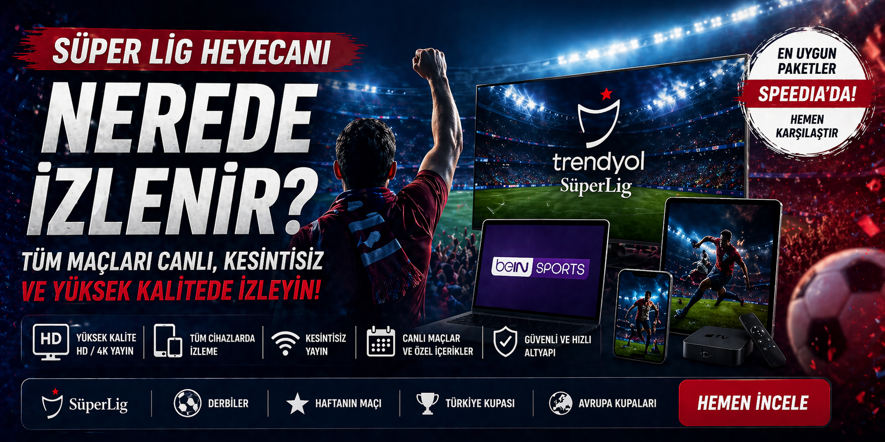 Süper Lig Maçları Hangi Platformda İzlenir? 2026 Güncel Rehber