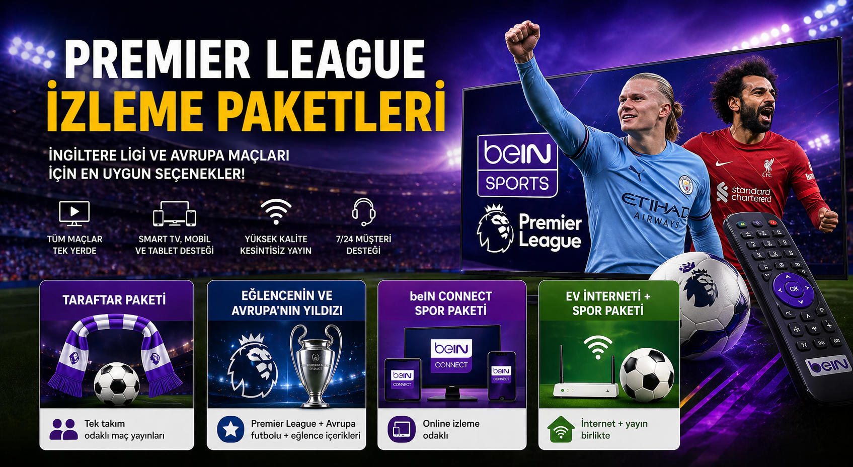 En Uygun Premier League İzleme Paketi 2026: İngiltere Ligi Hangi Platformda İzlenir?
