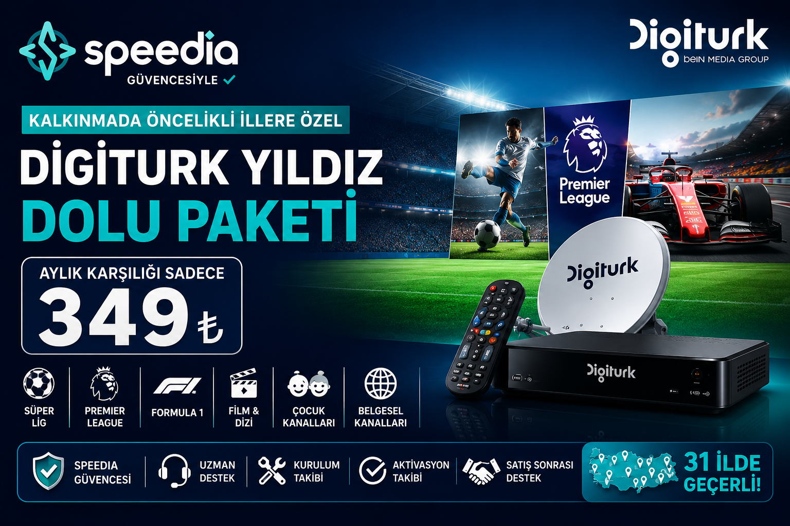 Kalkınmada Öncelikli İllere Özel Digiturk Yıldız Dolu Paketi 349 TL (2026 Güncel Rehber)