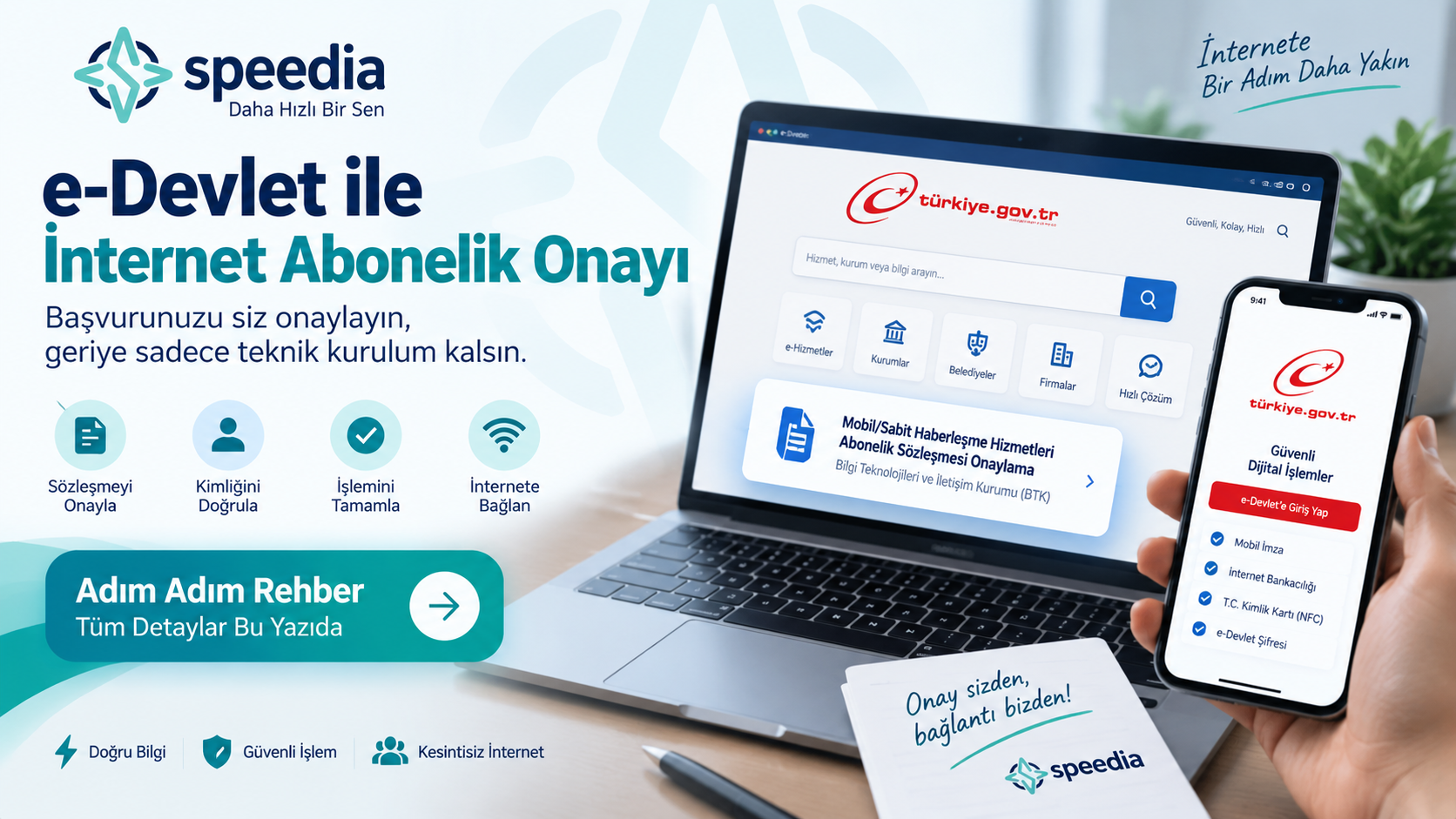 E-Devlet İnternet Abonelik Onayı Nasıl Yapılır? - Speedia